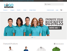 Tablet Screenshot of logo-polo-shirts.com